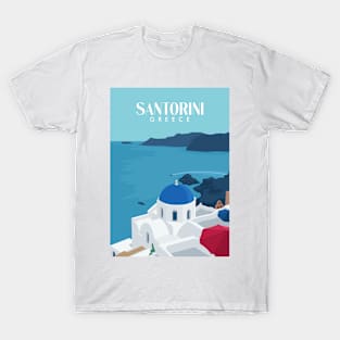 santorini greece T-Shirt